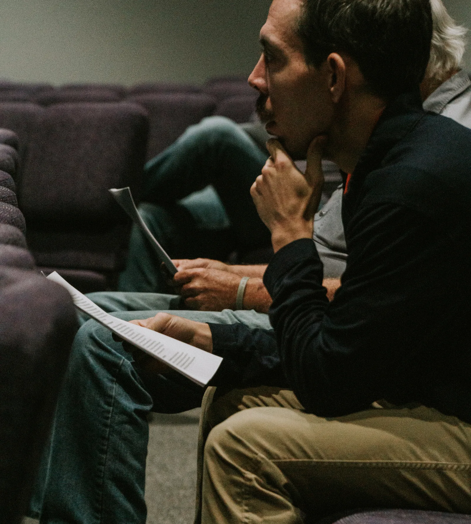 Keystone Bible Church member reading